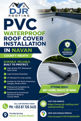 PVC Waterproof Roof Cover Installation in Navan